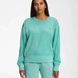 NWT Small The North Face Women’s Garment Dye Crew Wasabi